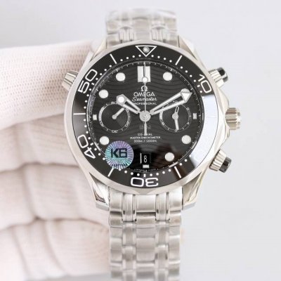 Steel Bracelet + 100 Omega Omega Ot New Seamaster 300M 44Mm Chronograph Watch Tv