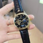 Genuine Leather Strap With Ten Butterfly Clasps, Rolex Nine-Wheel Automatic Mech