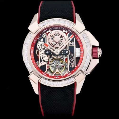 Tw New Release Jacob & Co Czech Leopard Xcr7 Cristiano Ronaldo Cr7 Collaboration