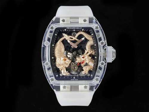 Wrist style. Strong Chinese style' Rm51-01 Dragon Fighting Tiger Tourbillon Watc