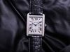 Cartier Tank Series Mechanical Men's Watch: Steel Case With Leather Strap: Wsta0