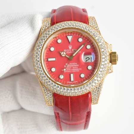 Brand-New Modified Diamond-Encrusted Rolex Submariner - Click Image to Close