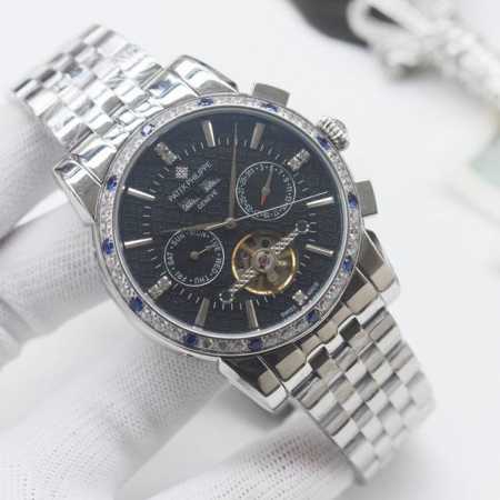 Brand: Patek Philippe Type: Men's Watch Case: Top-grade 316L stainless steel St - Click Image to Close