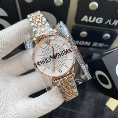 Original Design Full Star Ladies' Watch Model Ar1926 Gold-Plated, Ar1925 Silver