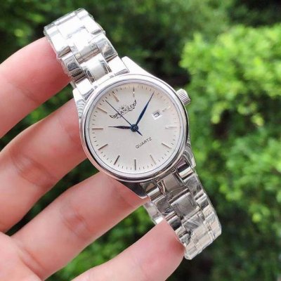 Brand Platinum Angel-Plangle Elegant Ladies Watch Simple Three-Hand With 3-Digit
