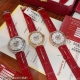 Real shots of the new Cartier Blue Balloon collection! Red crocodile-grain calfs