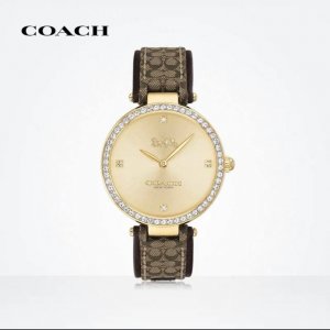 coach Coach Park Series Sunburst Dial Quartz Ladies Watch European And Americ