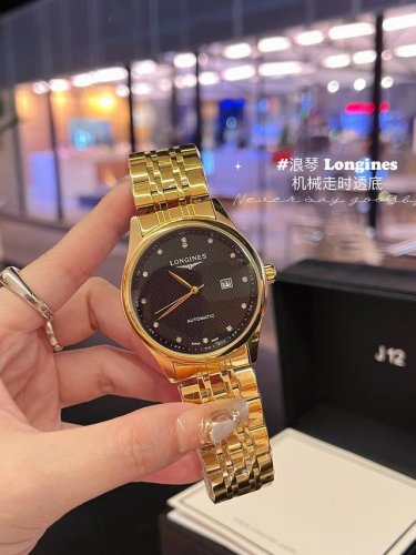 New Longines classic men's mechanical watch, the overall design of the watch is