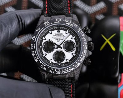 Rolex Cosmos Daytona Carbon Fiber Custom Edition: This watch is not only lightw