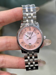 Tissot T122 latest model ultra-thin quartz crystal couple's watch, from a corne