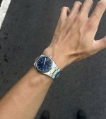 This Tissot Prx Super Player series is so cool. The square dial is really versat