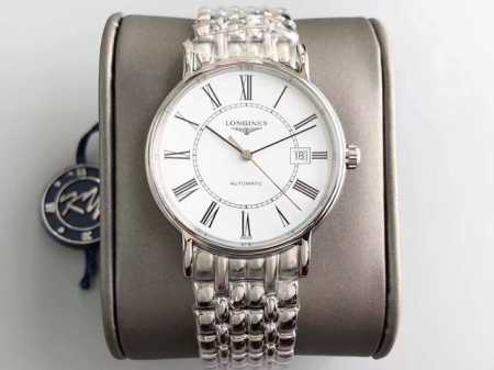White - Gold Steel Bracelet +50 Polished Movement +200 Longines Magnificent Seri - Click Image to Close