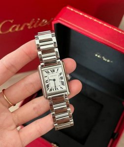 Cartier Tank Must! Limited-time offer: Free imported pebbled calfskin strap (int