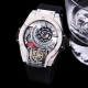 The white gold Hublot "Warcraft" MP-09, with its unique exterior and exquisite w
