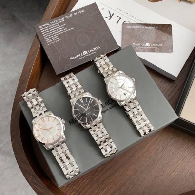 Also available with the original wooden box. 70 Maurice Lacroix Pontos PT6148 fu