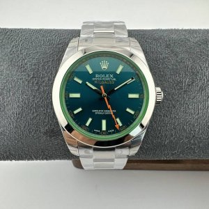Rolex Milgauss series, 1 0 lightning needle green glass 904L highest version, b