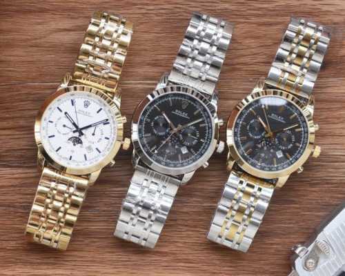 Gold + 20 Steel Bracelet 20 Men's Favorite Multi-Function Watch Latest Rolex Bes