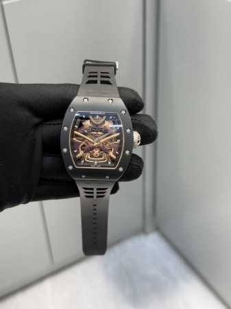 Ys Richard Miller's latest RM47 Black Warrior True Tourbillon integrated movemen - Click Image to Close