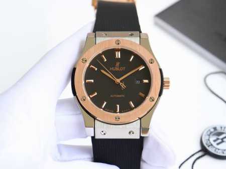 Gold and Black+20 The Hublot Classic Fusion Series 316 stainless steel case is f - Click Image to Close