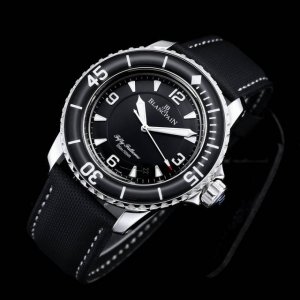 Blancpain Fifty Fathoms series white gold watch, [Case size: 45mm, 316 stainles