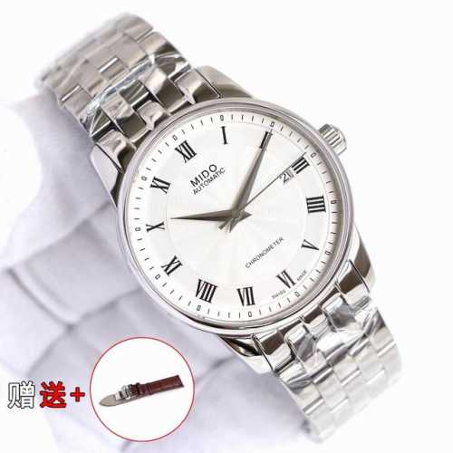 White-Gold Taiwan Factory ~ Classic Running Model Mido-Belencelle Three-Needle S