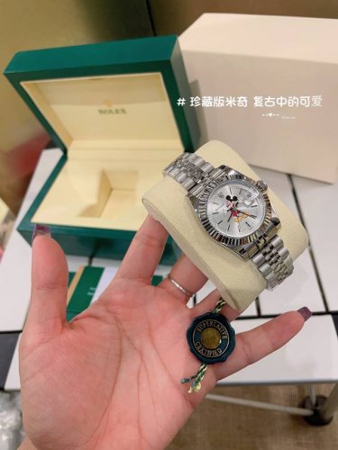 31Mm Rolex Mickey Mouse Quartz Watch, with various brand collaborations. I reall
