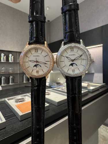 White Rose Ceramic Band +20 New Chanel Elegant Women's Watch, featuring a unique