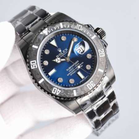 New Custom Submariner, Rare Large Diamond Mark Dial! Perfect Presentation! Rolex - Click Image to Close