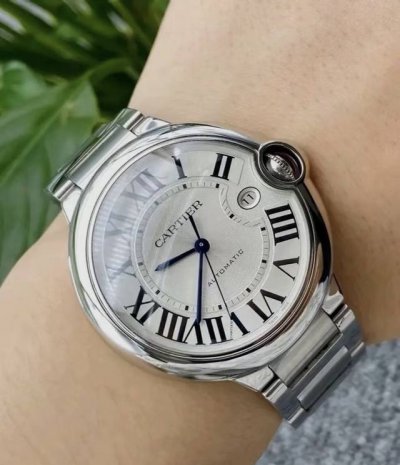 Cartier Blue Balloon series automatic mechanical movement date display Roman sca