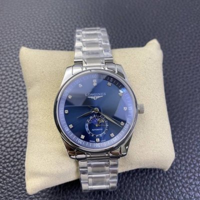 The latest version of the Longines Master Collection Moon Phase watch from the