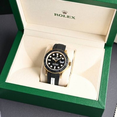 Rolex Yacht-Master Gold-Foiled Edition 42mm, the highest quality, weighing appro