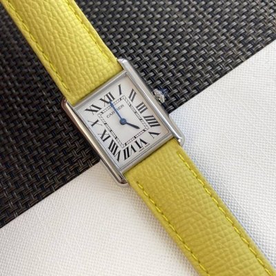 Cartier's summer dopamine-inducing Tank for women, large, brings a touch of summ