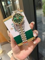 New model recommended diamond ring Rolex 28Mm exquisite small watch spiral back