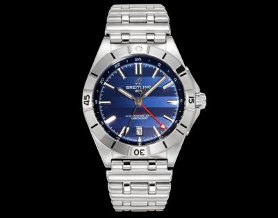 Breitling, mechanical chronograph series A32398101M1A1! Chronomat Automatic Gmt