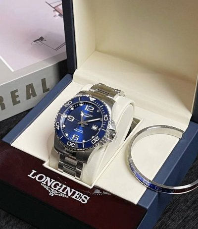 Longines Conquest Diver Automatic Mechanical Movement Date Display Men's Watch 4