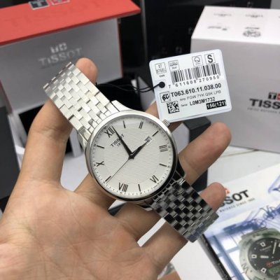 Tissot T063 Elegant Series, Minimalist Dial Design, 42Mm Case Diameter, Approxim