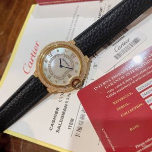 New Cartier Ballon Bleu series! Single row of diamonds, four-corner diamonds, im