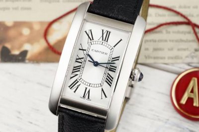 Cartier American Tank No Calendar Series Medium Movement: Swiss Quartz Movement