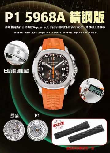 presents its latest masterpiece, the Patek Philippe 5968 42.2X12.5Mm series, a