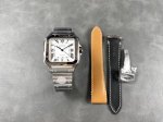 J12 Factory P, I.E., Bv Men's Large - Cartier Santos Case: 316 Material Dial: Lu
