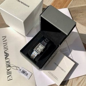 New Arrival Original Armani Quartz Women's Watch Ar11626 New Retro Small Square