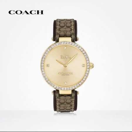 coach Coach Park Series Sunburst Dial Quartz Ladies Watch European And Americ - Click Image to Close