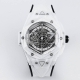 Ol Hublot Big Bang Sang Bleu II Tattoo II watch. Utilizing three-dimensional geo