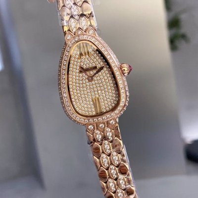The New Serpentiseduttori Gilded Snake Shadow Watch Is A Swiss Movement. The Sta