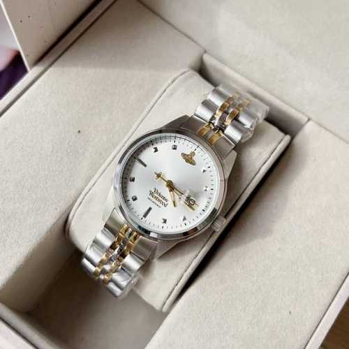 The Empress Dowager's women's quartz watch features a purple sunburst dial with