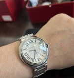 Cartier Ballon Bleu Automatic Mechanical Movement Date Display Water Resistant M