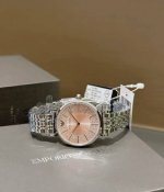 Emporio Armani Gypsophila series watch with quartz movement, stainless steel str