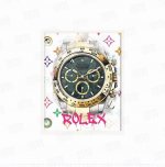 Royal Af Role*Rolex & Louis Vuitton Once and Forever Limited Edition Print Frame