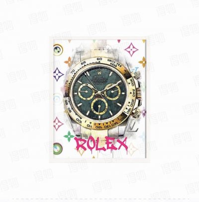 Royal Af Role*Rolex & Louis Vuitton Once and Forever Limited Edition Print Frame