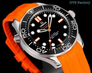 Ovs New Seamaster Diver's Watch with Orange Hands Orange has become an iconic co